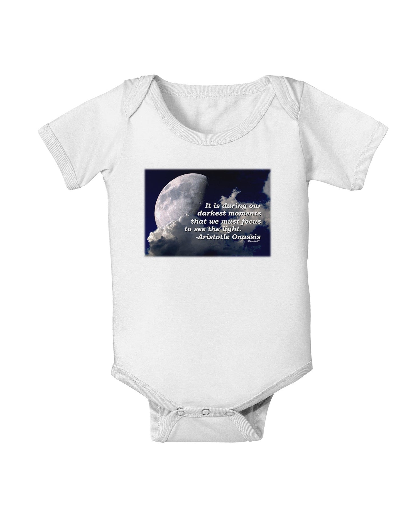 Our Darkest Moments Baby Romper Bodysuit-Baby Romper-TooLoud-White-06-Months-Davson Sales
