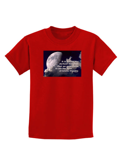 Our Darkest Moments Childrens Dark T-Shirt-Childrens T-Shirt-TooLoud-Red-X-Small-Davson Sales