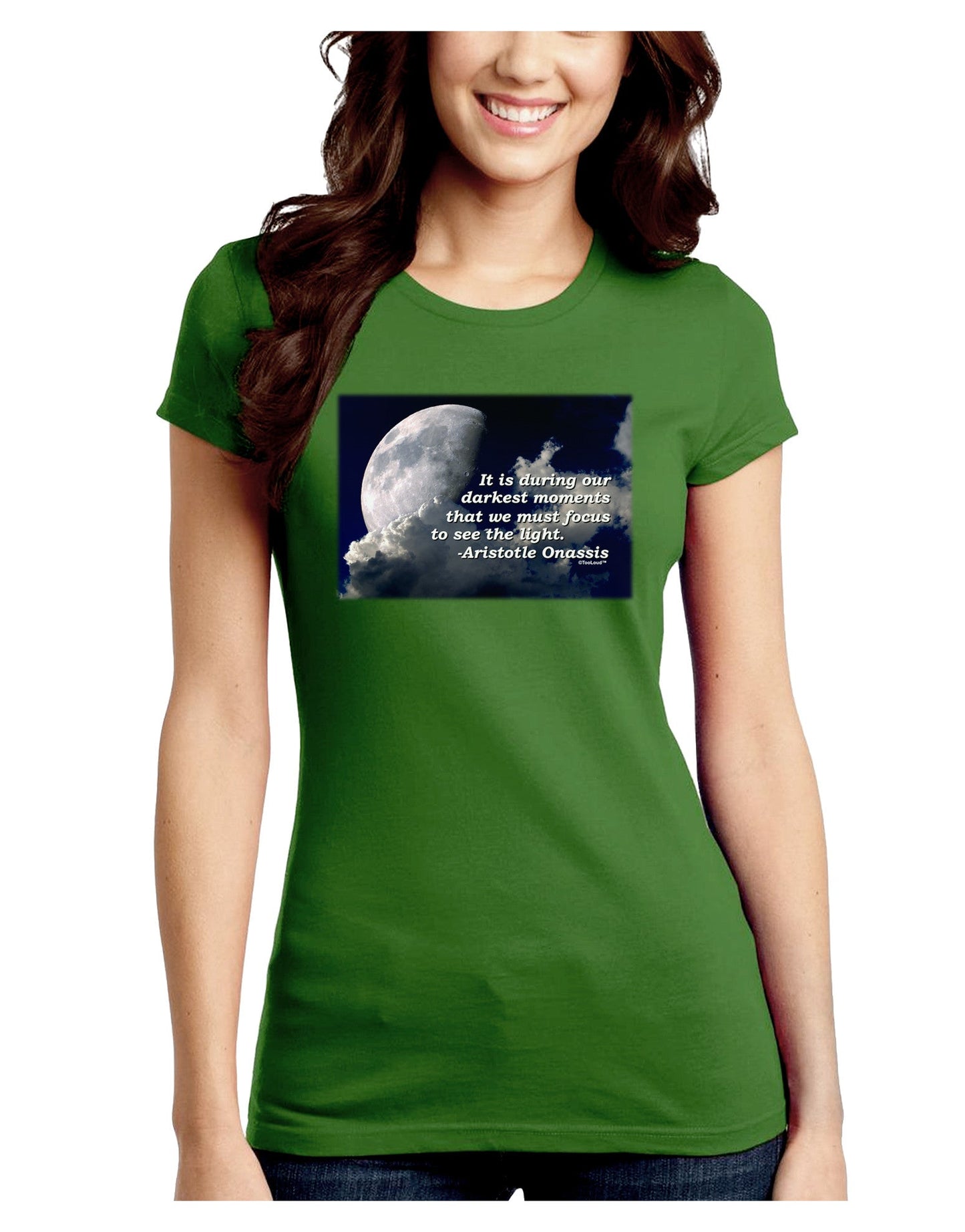 Our Darkest Moments Juniors Petite Crew Dark T-Shirt-T-Shirts Juniors Tops-TooLoud-Kiwi-Green-Juniors Fitted Small-Davson Sales