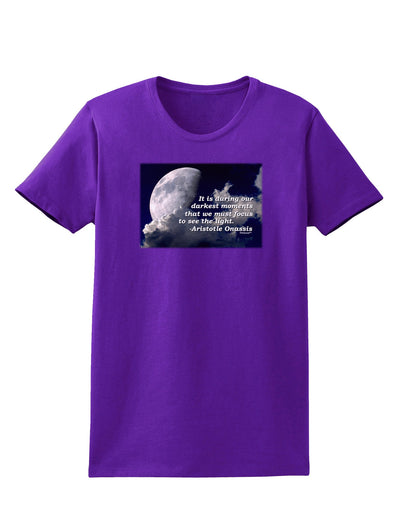 Our Darkest Moments Womens Dark T-Shirt-Womens T-Shirt-TooLoud-Purple-X-Small-Davson Sales