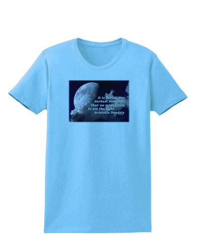 Our Darkest Moments Womens T-Shirt-Womens T-Shirt-TooLoud-Aquatic-Blue-X-Small-Davson Sales