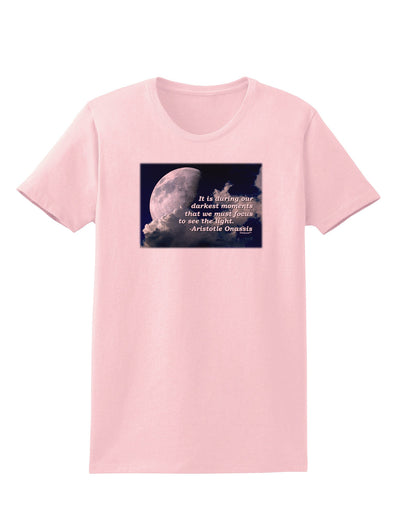 Our Darkest Moments Womens T-Shirt-Womens T-Shirt-TooLoud-PalePink-X-Small-Davson Sales