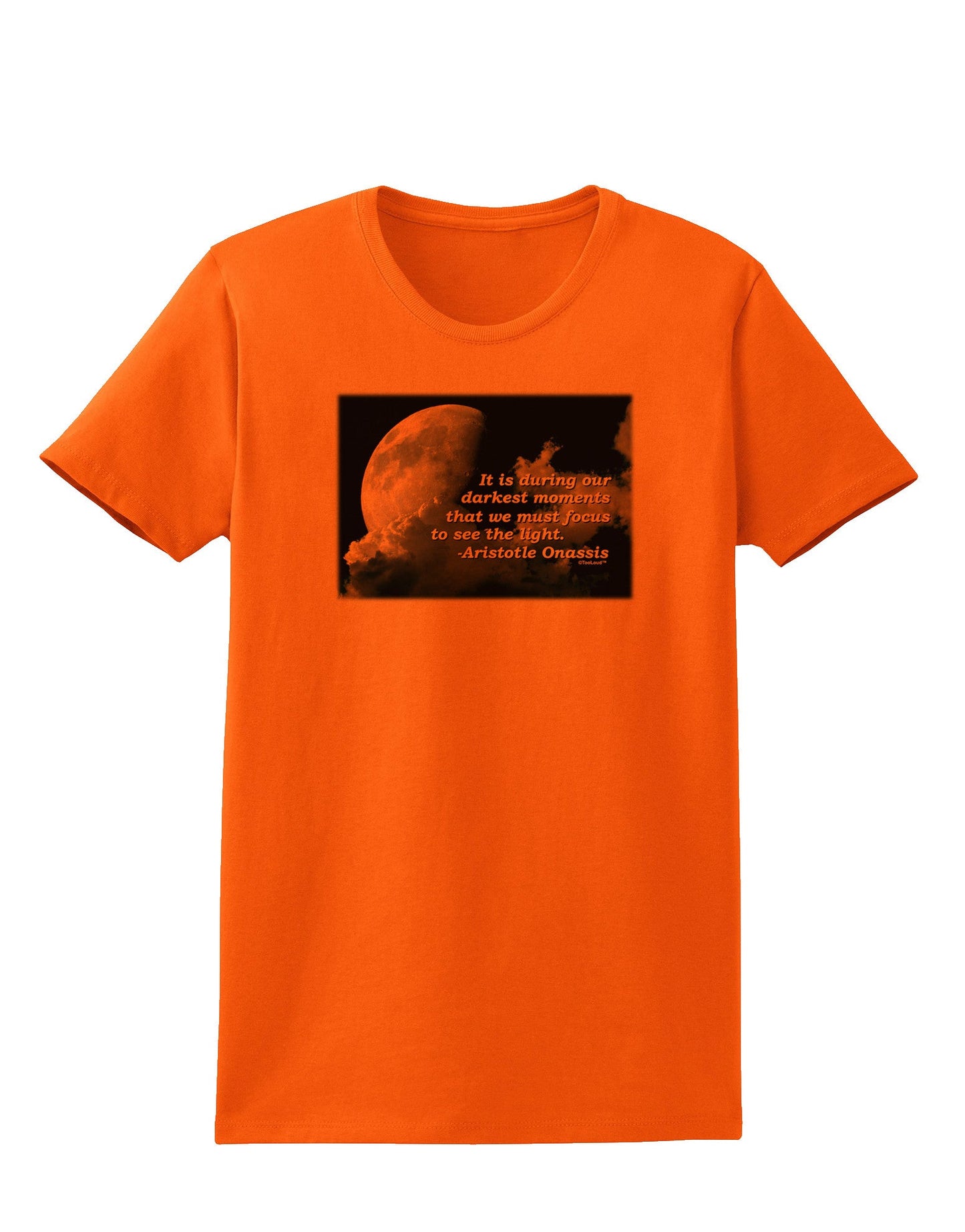 Our Darkest Moments Womens T-Shirt-Womens T-Shirt-TooLoud-Orange-X-Small-Davson Sales