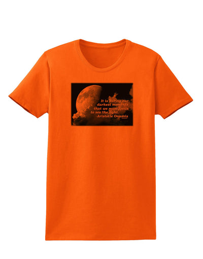 Our Darkest Moments Womens T-Shirt-Womens T-Shirt-TooLoud-Orange-X-Small-Davson Sales