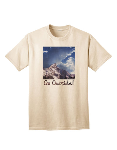 Outdoor Adventure Mountain Adult T-Shirt by TooLoud-Mens T-shirts-TooLoud-Natural-Small-Davson Sales