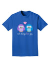 Owl Always Love You Adult Dark T-Shirt by TooLoud-Mens T-Shirt-TooLoud-Royal-Blue-Small-Davson Sales