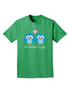 Owl Always Love You - Blue Owls Adult Dark T-Shirt by TooLoud-Mens T-Shirt-TooLoud-Kelly-Green-Small-Davson Sales
