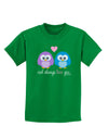 Owl Always Love You Childrens Dark T-Shirt by TooLoud-Childrens T-Shirt-TooLoud-Kelly-Green-X-Small-Davson Sales