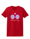 Owl Always Love You - Purple Owls Womens Dark T-Shirt by TooLoud-Womens T-Shirt-TooLoud-Red-X-Small-Davson Sales