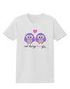 Owl Always Love You - Purple Owls Womens T-Shirt by TooLoud-Womens T-Shirt-TooLoud-White-X-Small-Davson Sales