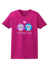 Owl Always Love You Womens Dark T-Shirt by TooLoud-Womens T-Shirt-TooLoud-Hot-Pink-Small-Davson Sales