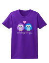 Owl Always Love You Womens Dark T-Shirt by TooLoud-Womens T-Shirt-TooLoud-Purple-X-Small-Davson Sales