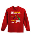 Owl Drink You Under the Table Adult Long Sleeve Dark T-Shirt-TooLoud-Red-Small-Davson Sales