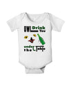 Owl Drink You Under the Table Baby Romper Bodysuit-Baby Romper-TooLoud-White-06-Months-Davson Sales