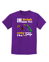 Owl Drink You Under the Table Childrens Dark T-Shirt-Childrens T-Shirt-TooLoud-Purple-X-Small-Davson Sales