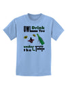 Owl Drink You Under the Table Childrens T-Shirt-Childrens T-Shirt-TooLoud-Light-Blue-X-Small-Davson Sales