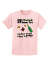 Owl Drink You Under the Table Childrens T-Shirt-Childrens T-Shirt-TooLoud-PalePink-X-Small-Davson Sales