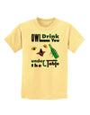 Owl Drink You Under the Table Childrens T-Shirt-Childrens T-Shirt-TooLoud-Daffodil-Yellow-X-Small-Davson Sales
