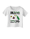 Owl Drink You Under the Table Infant T-Shirt-Infant T-Shirt-TooLoud-White-06-Months-Davson Sales