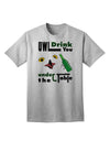 Owl Drink You Under the Table - Premium Adult T-Shirt for Fun-Loving Individuals-Mens T-shirts-TooLoud-AshGray-Small-Davson Sales