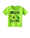 Owl Drink You Under the Table Toddler T-Shirt-Toddler T-Shirt-TooLoud-Lime-Green-2T-Davson Sales