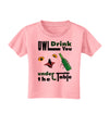 Owl Drink You Under the Table Toddler T-Shirt-Toddler T-Shirt-TooLoud-Candy-Pink-2T-Davson Sales