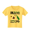 Owl Drink You Under the Table Toddler T-Shirt-Toddler T-Shirt-TooLoud-Yellow-2T-Davson Sales