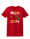 Owl Drink You Under the Table Womens Dark T-Shirt-TooLoud-Red-X-Small-Davson Sales