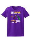 Owl Drink You Under the Table Womens Dark T-Shirt-TooLoud-Purple-X-Small-Davson Sales