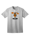 Owl Orange Adult T-Shirt-Mens T-Shirt-TooLoud-AshGray-Small-Davson Sales