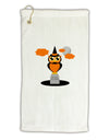 Owl Orange Micro Terry Gromet Golf Towel 16 x 25 inch-Golf Towel-TooLoud-White-Davson Sales