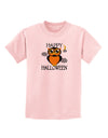 Owl Orange Text Childrens T-Shirt-Childrens T-Shirt-TooLoud-PalePink-X-Small-Davson Sales