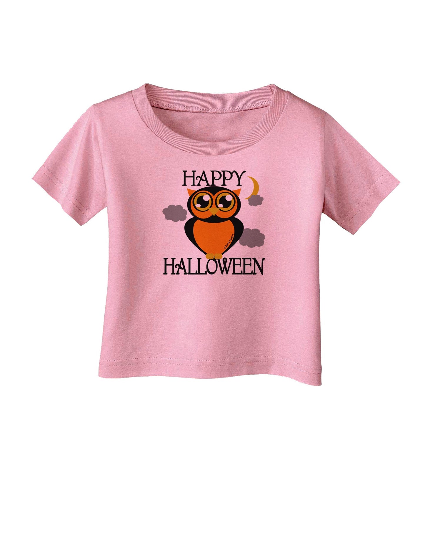 Owl Orange Text Infant T-Shirt-Infant T-Shirt-TooLoud-Candy-Pink-06-Months-Davson Sales