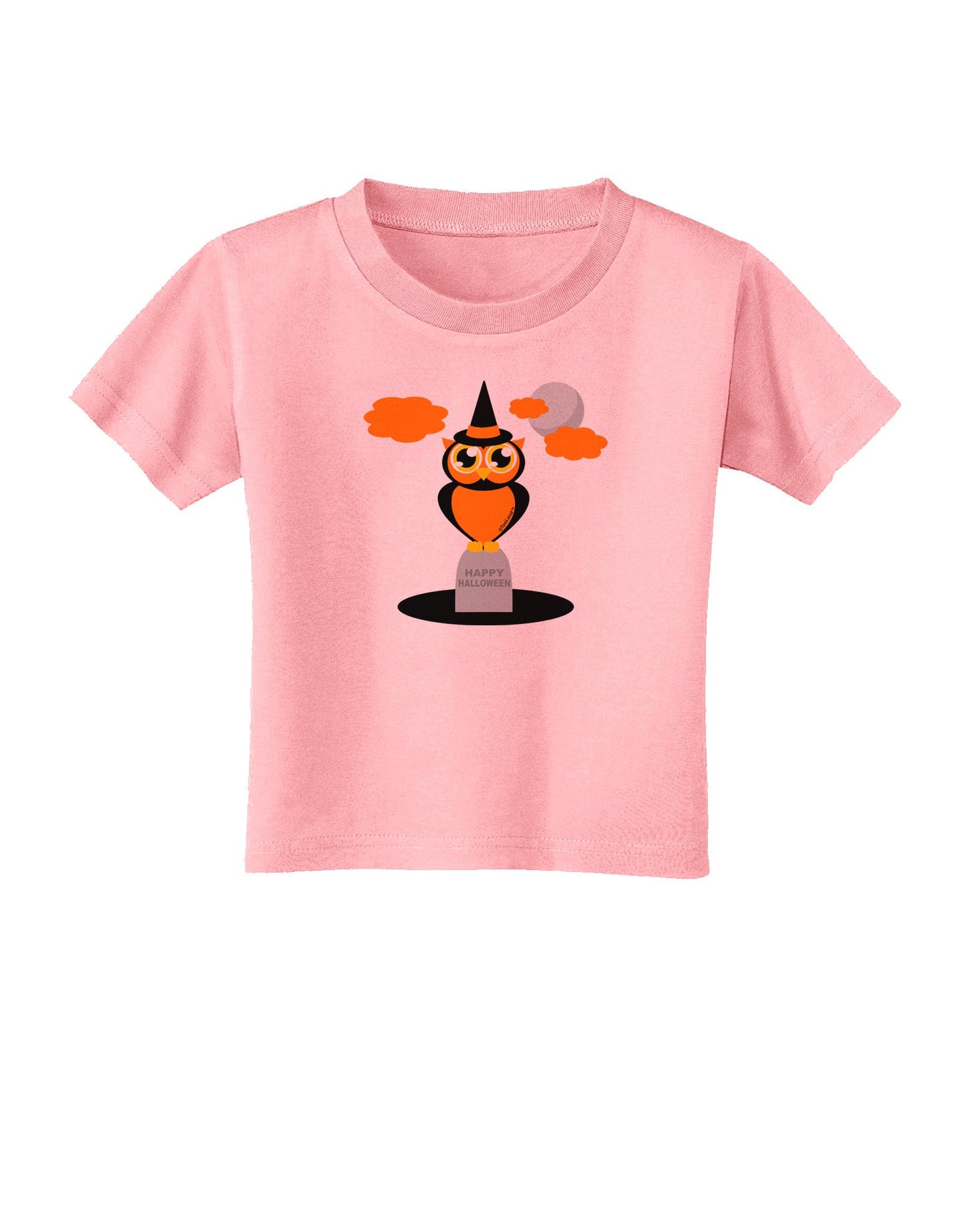 Owl Orange Toddler T-Shirt-Toddler T-Shirt-TooLoud-Candy-Pink-2T-Davson Sales
