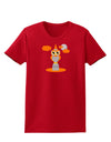 Owl Orange Womens Dark T-Shirt-TooLoud-Red-X-Small-Davson Sales