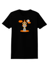 Owl Orange Womens Dark T-Shirt-TooLoud-Black-X-Small-Davson Sales