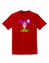 Owl Purple Adult Dark T-Shirt-Mens T-Shirt-TooLoud-Red-Small-Davson Sales