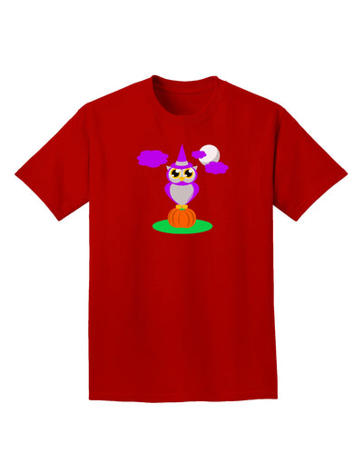 Owl Purple Adult Dark T-Shirt-Mens T-Shirt-TooLoud-Red-Small-Davson Sales