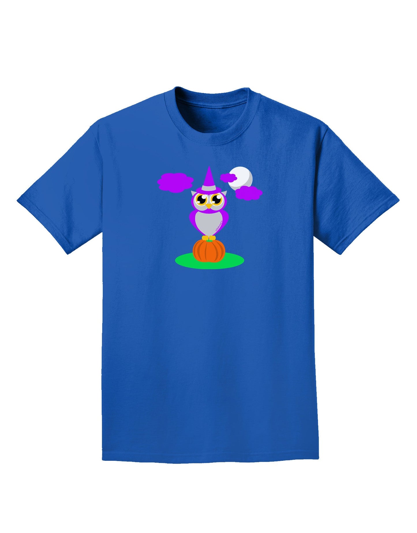 Owl Purple Adult Dark T-Shirt-Mens T-Shirt-TooLoud-Royal-Blue-Small-Davson Sales
