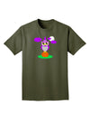 Owl Purple Adult Dark T-Shirt-Mens T-Shirt-TooLoud-Military-Green-Small-Davson Sales