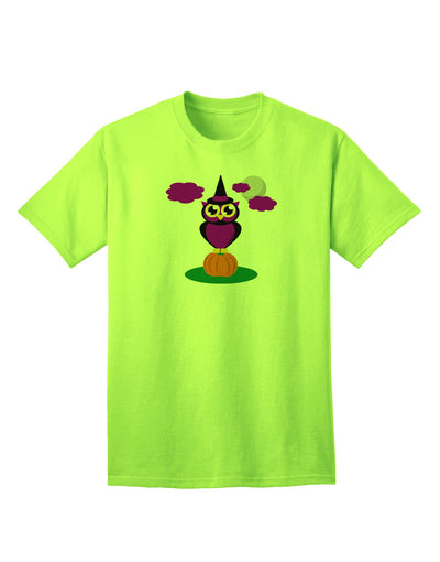 Owl Purple Adult T-Shirt-Mens T-Shirt-TooLoud-Neon-Green-Small-Davson Sales