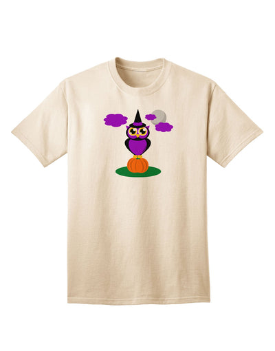 Owl Purple Adult T-Shirt-Mens T-Shirt-TooLoud-Natural-Small-Davson Sales