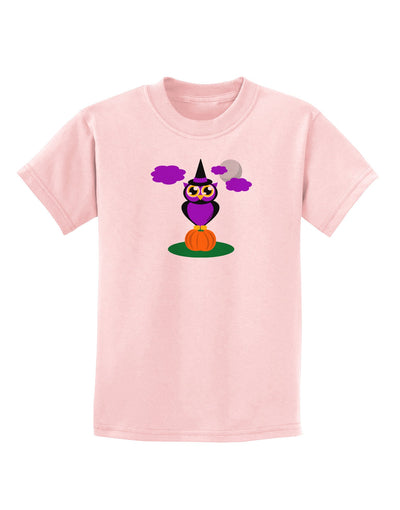 Owl Purple Childrens T-Shirt-Childrens T-Shirt-TooLoud-PalePink-X-Small-Davson Sales