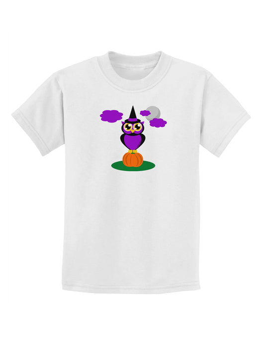 Owl Purple Childrens T-Shirt-Childrens T-Shirt-TooLoud-White-X-Small-Davson Sales