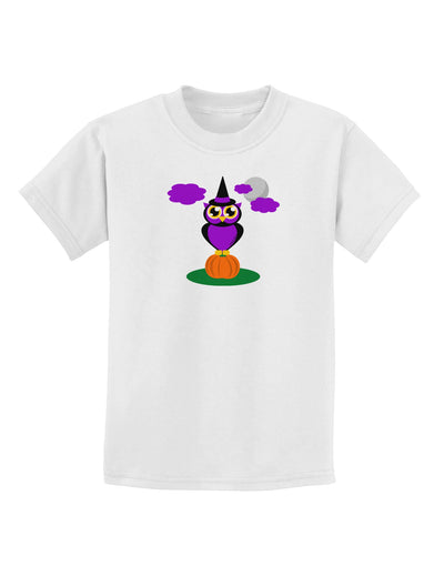 Owl Purple Childrens T-Shirt-Childrens T-Shirt-TooLoud-White-X-Small-Davson Sales