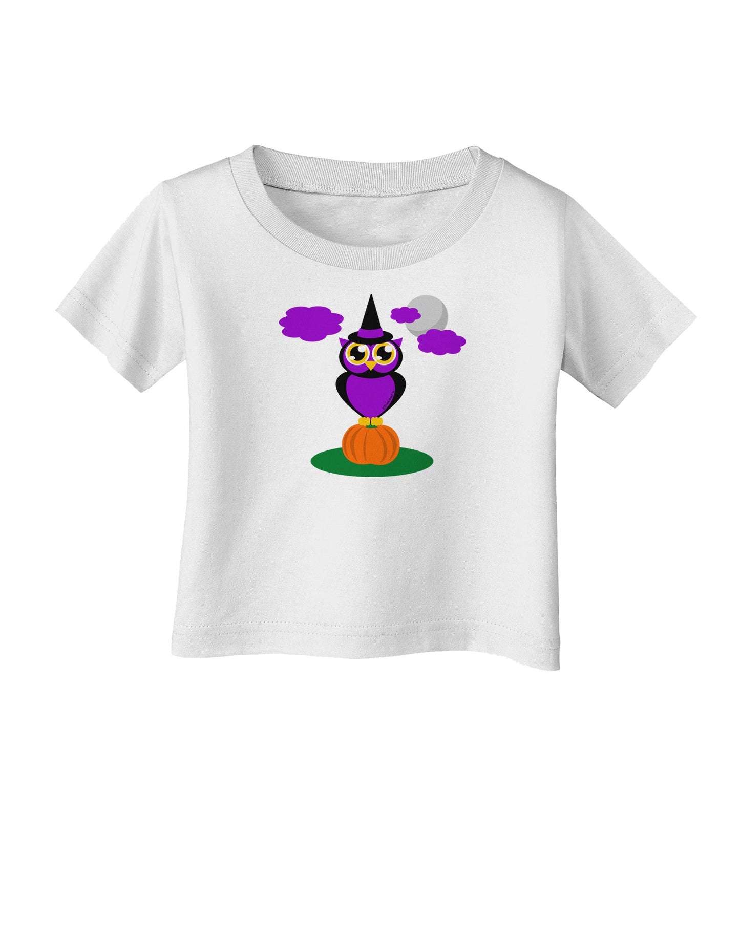 Owl Purple Infant T-Shirt-Infant T-Shirt-TooLoud-White-06-Months-Davson Sales