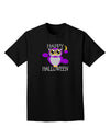 Owl Purple Text Adult Dark T-Shirt-Mens T-Shirt-TooLoud-Black-Small-Davson Sales