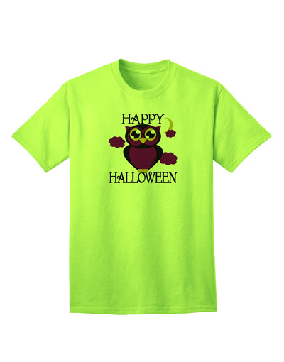 Owl Purple Text Adult T-Shirt-Mens T-Shirt-TooLoud-Neon-Green-Small-Davson Sales