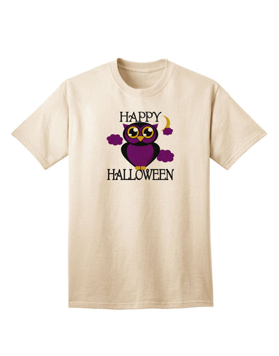 Owl Purple Text Adult T-Shirt-Mens T-Shirt-TooLoud-Natural-Small-Davson Sales