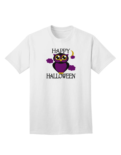 Owl Purple Text Adult T-Shirt-Mens T-Shirt-TooLoud-White-Small-Davson Sales